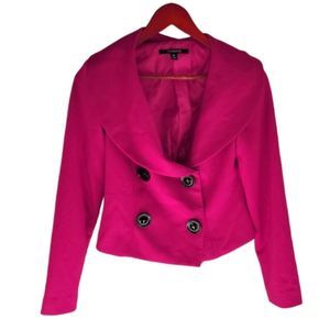 Chadwicks Pink Blazer Jacket w Buttons Women's Petite 4P
